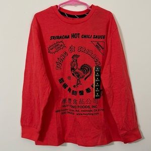 NWT Art Class Boys Sriracha Hot Sauce Long Sleeve Tee S (6/7)